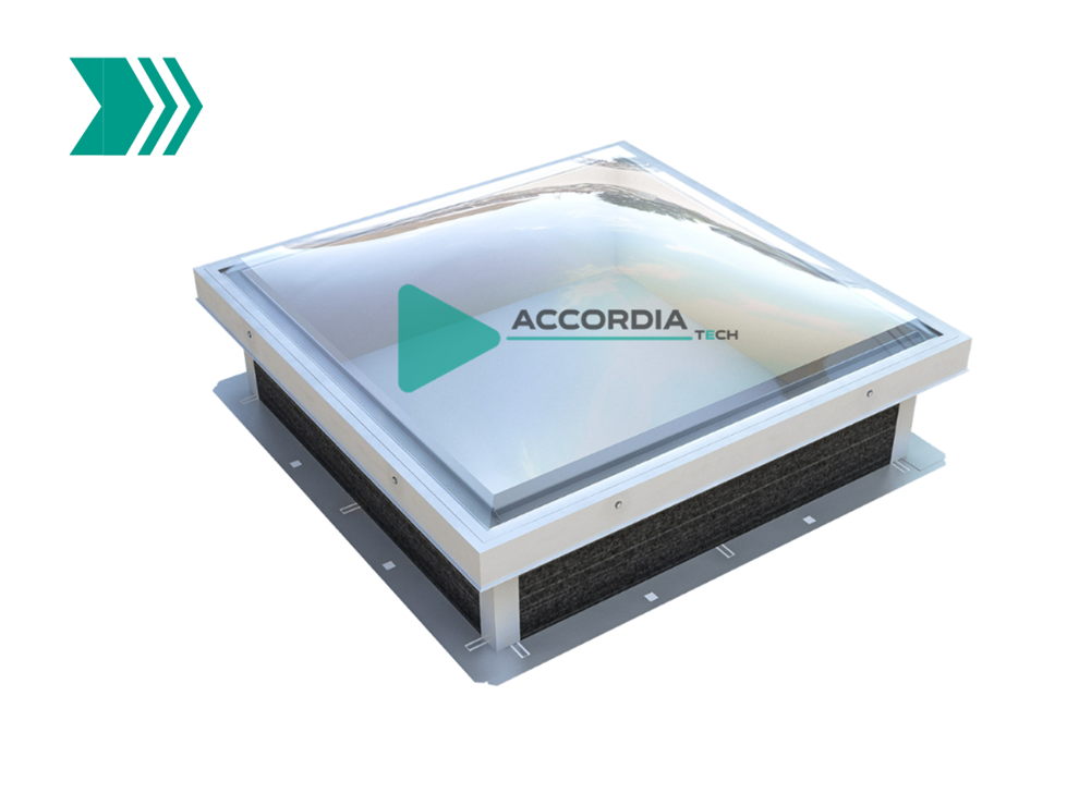 post accordia tech Skydomes pour Désenfumage et Lumière Naturelle